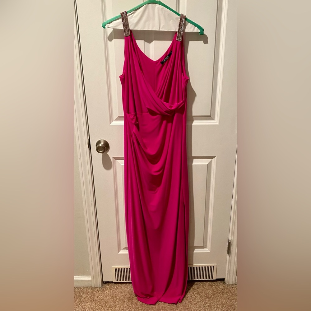 Ralph Lauren Fuchsia Gown